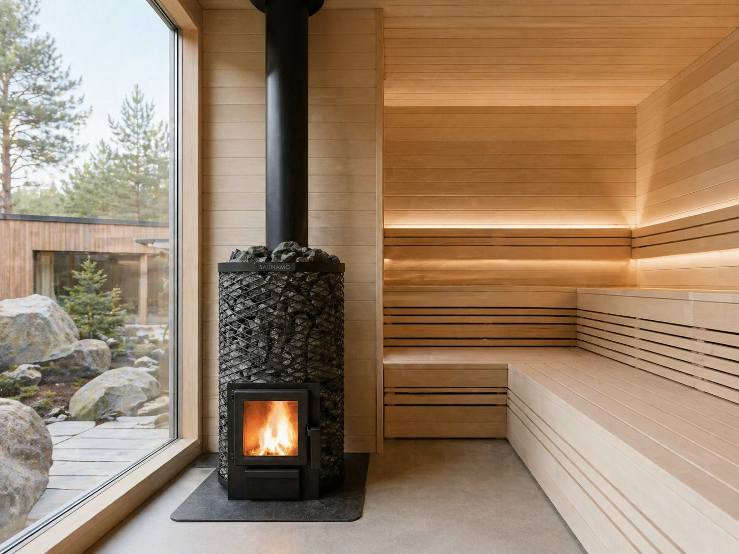 Wood-Burning Heater Pyros