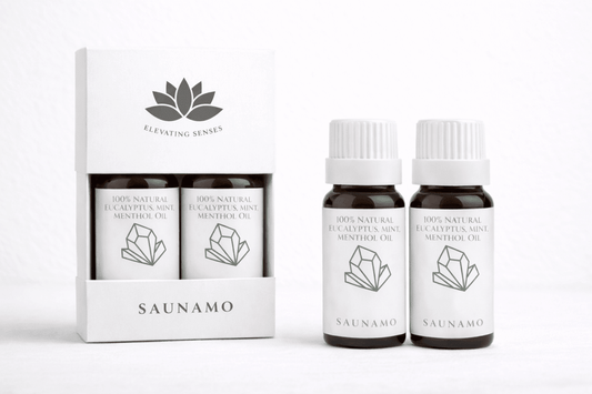 Óleo Natural de Eucalipto, Menta e Mentol 20ml - Saunamo