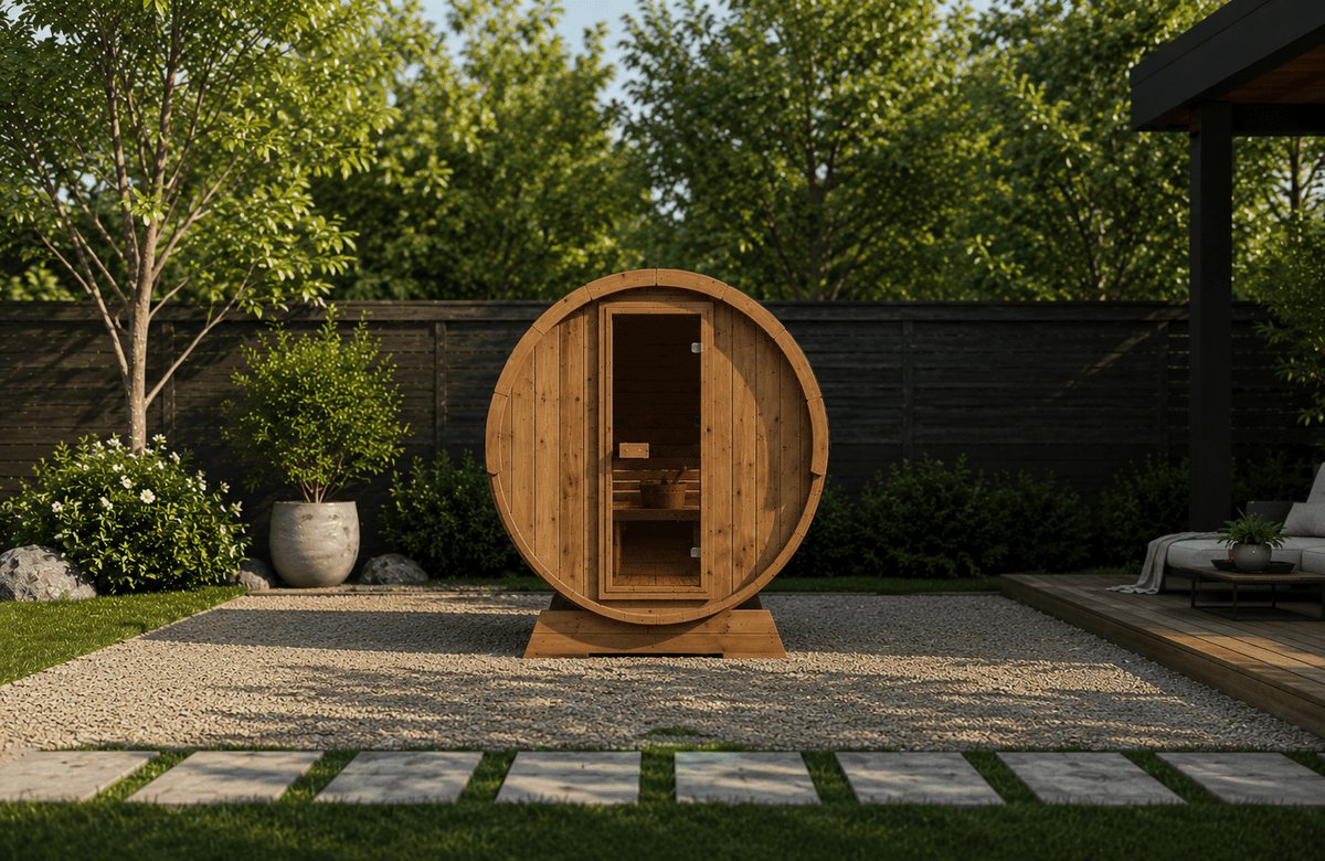 Sauna Exterior Barril 160 - Saunamo