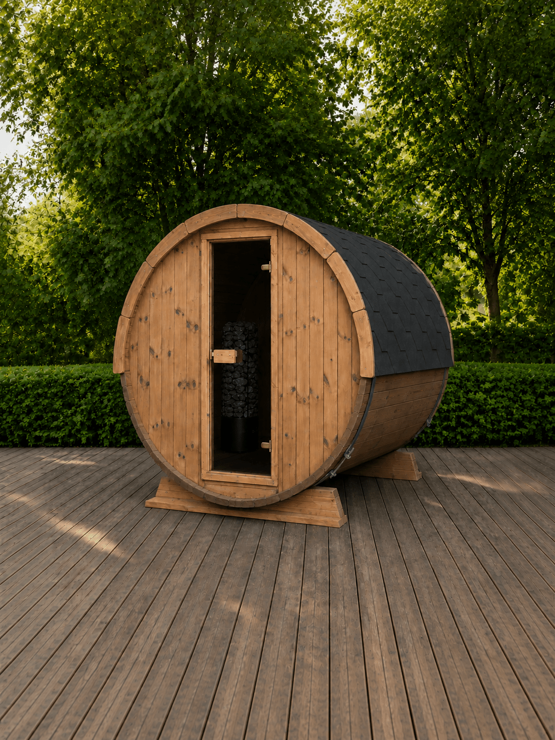 Sauna Exterior Barril 220
