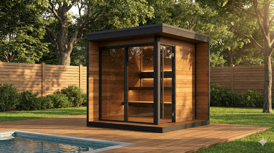 Sauna Exterior Hiki L - Saunamo