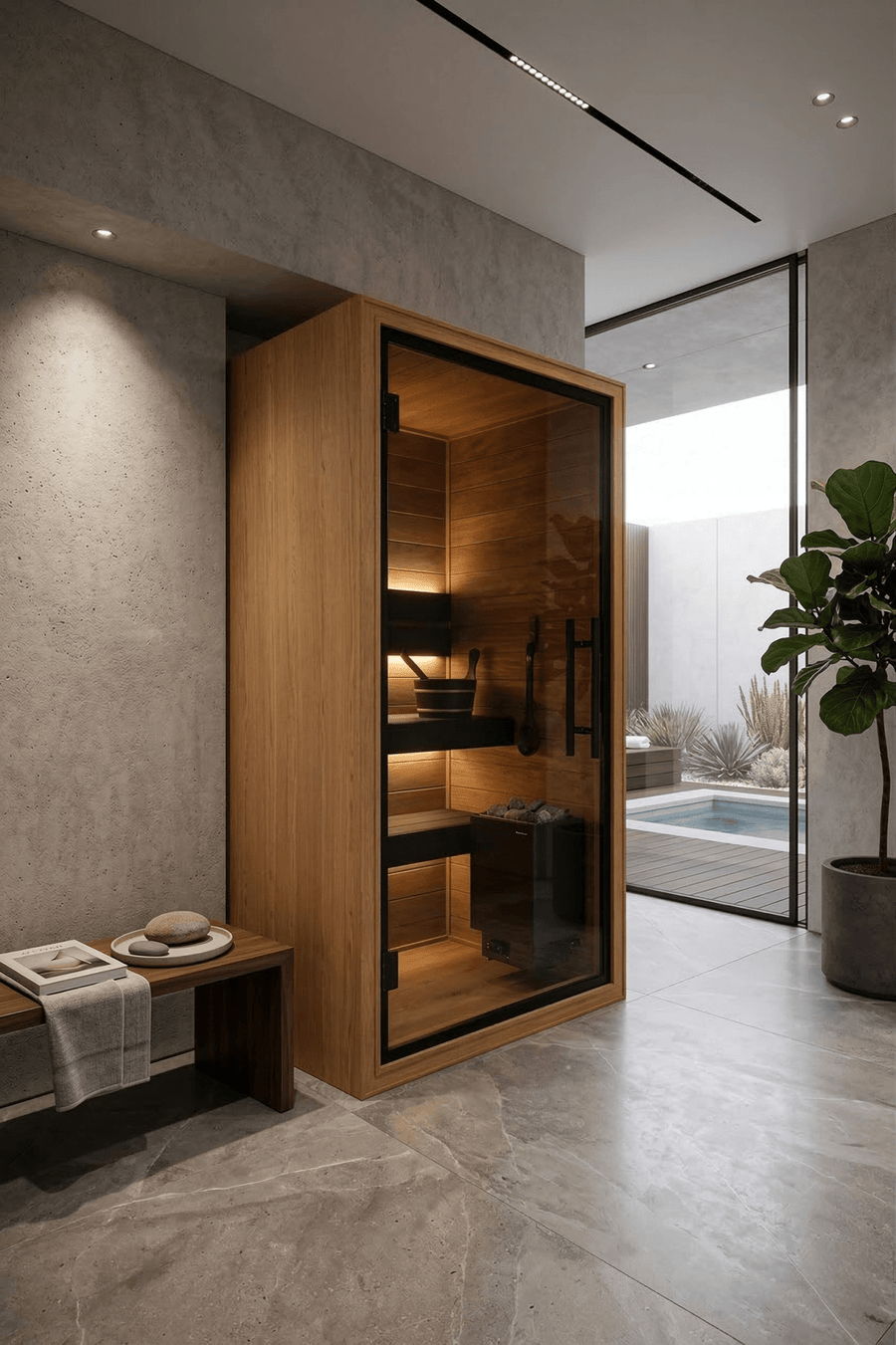 Sauna Interior Thermo Black 110 - Saunamo