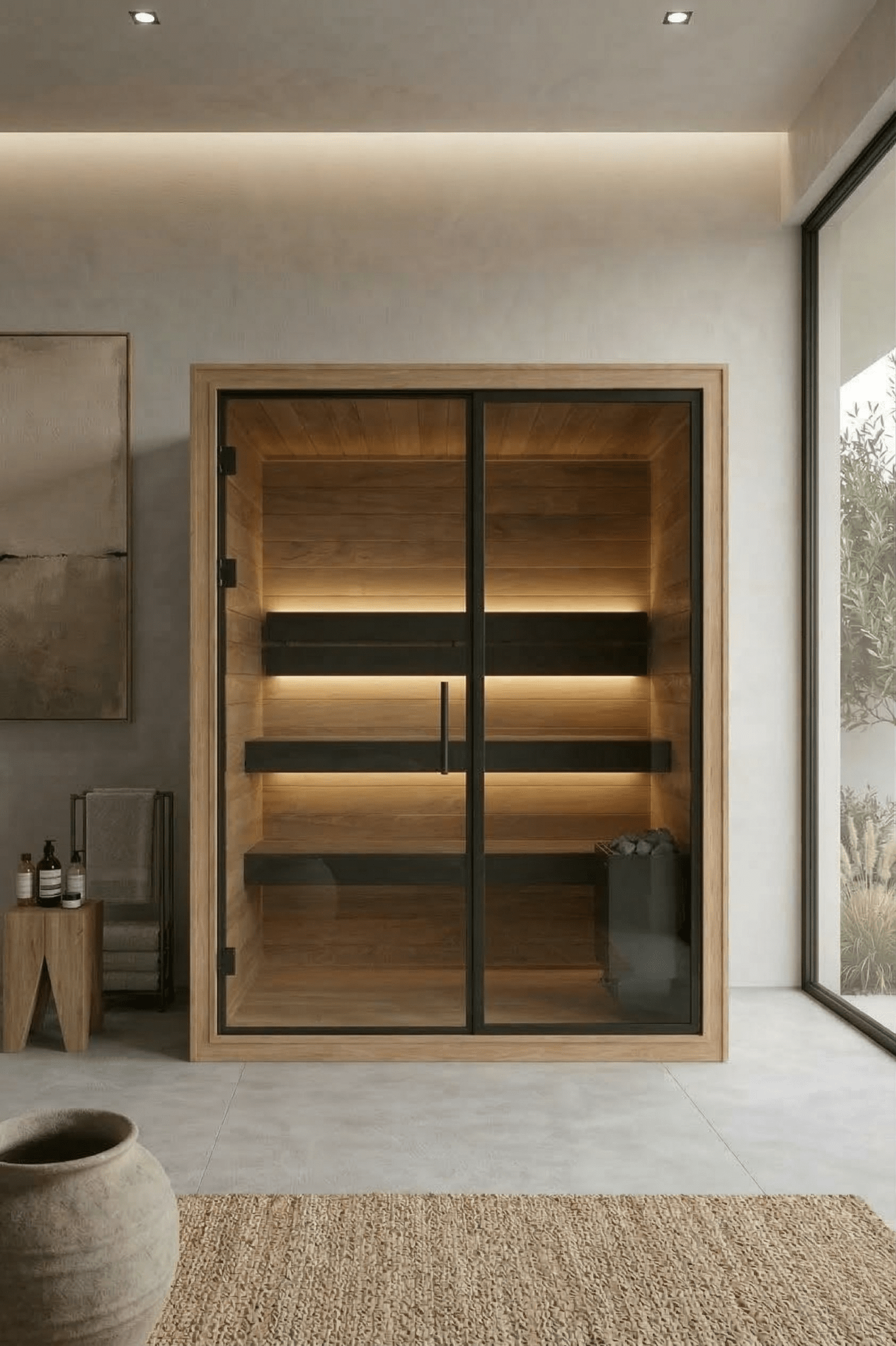 Sauna Interior Thermo Black 150 - Saunamo