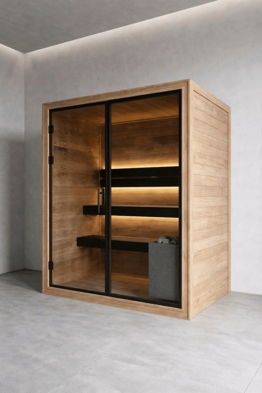 Sauna Interior Thermo Black 150 - Saunamo