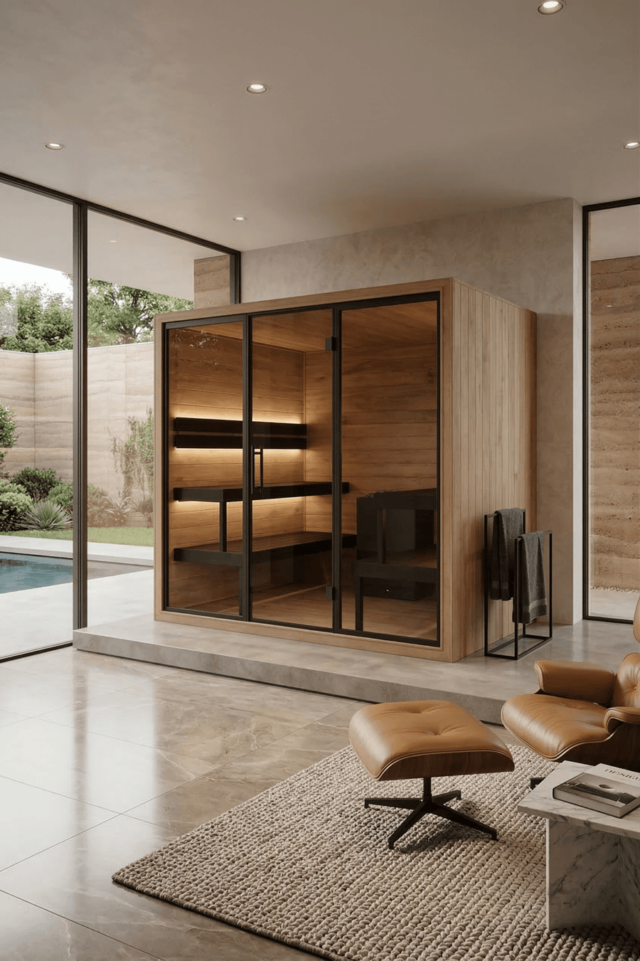 Sauna Interior Thermo Black 220 Plus - Saunamo