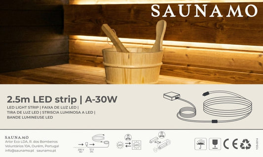 Sauna LED Light 2.5M - Saunamo