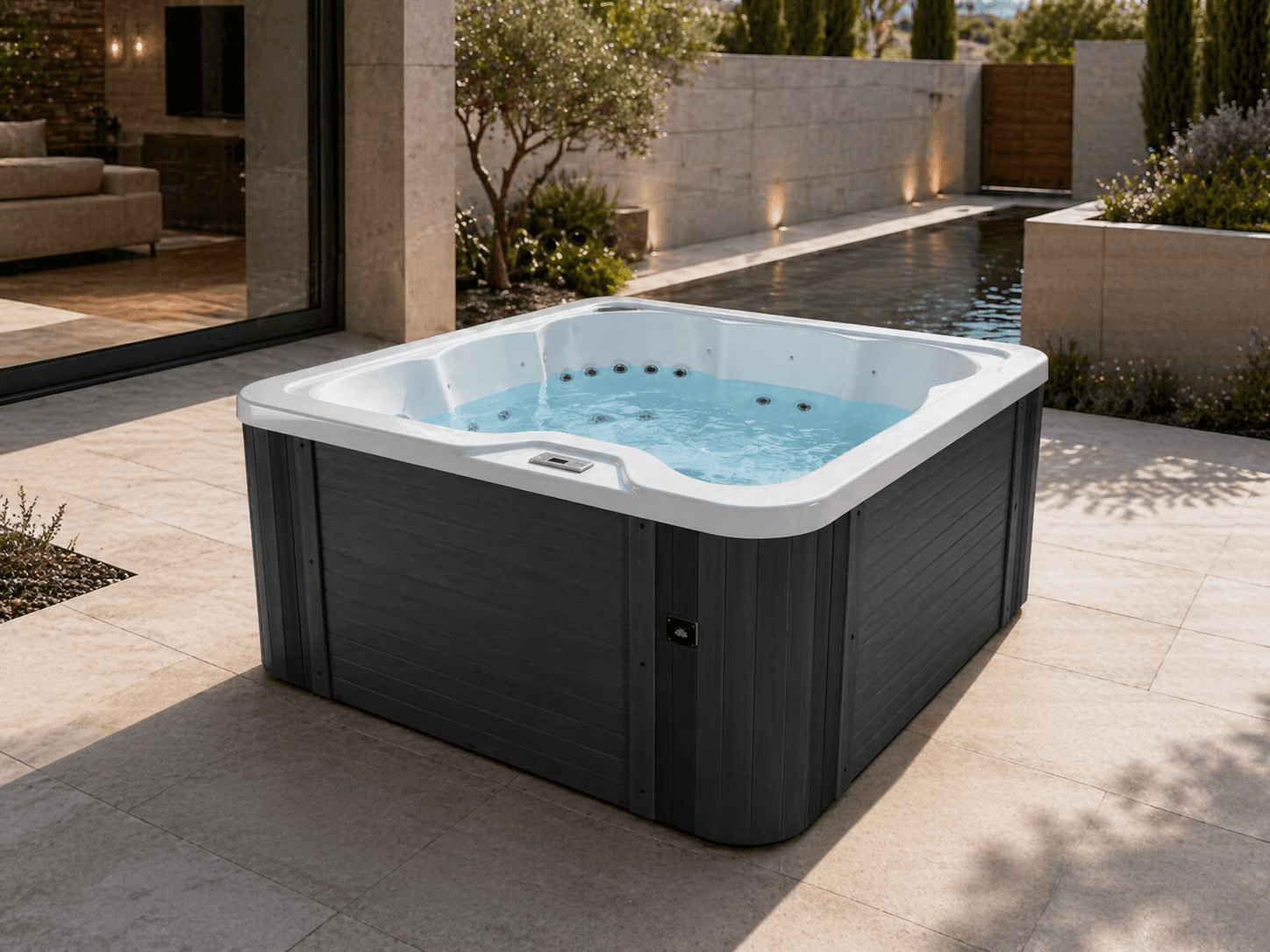 Spa Vellamo instalado no exterior